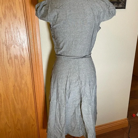 New Yellow Star by ModCloth retro grey dress! - Picture 5 of 9